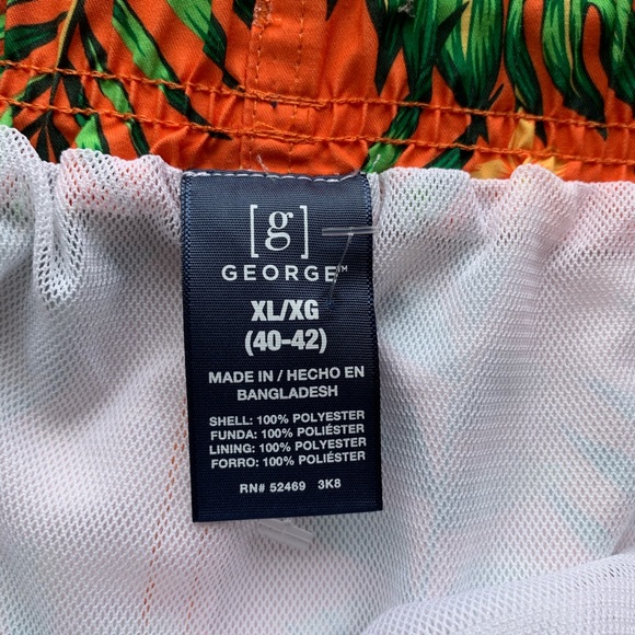 Men Hawaiian print swim shorts XL - Picture 3 of 4